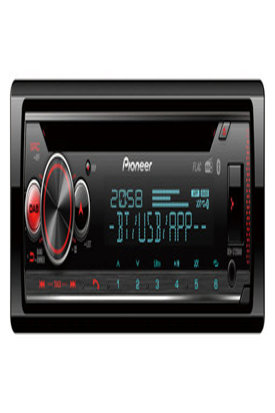 Pioneer DEH-S720DAB - Black - 1 DIN - 200 W - 4.0 channels - 50 W - CD-R,CD-RW