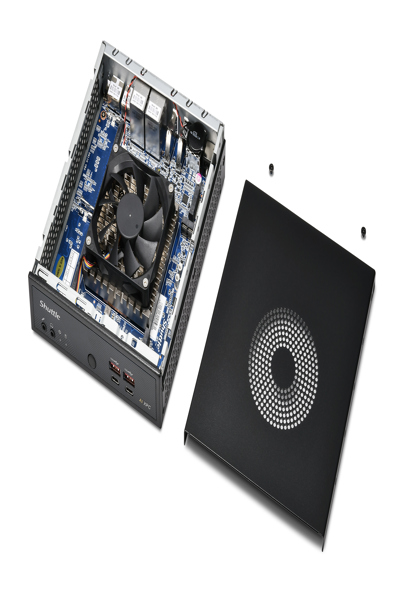 Shuttle Barebone slim DN11H7 U-155H/DDR5/black - Barebone - Core Ultra 7 - DN11H7