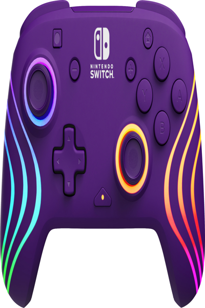 PDP Controller Afterglow Wave wireless purple Switch