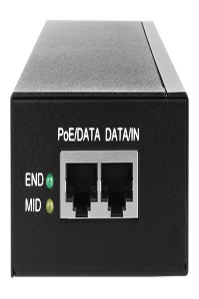 ABUS Security-Center ABUS TVAC25005 - IEEE 802.3af,IEEE 802.3at,IEEE 802.3bt - 100 m - Black - 60 W - 100 - 240 V - 50 / 60 Hz