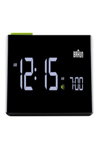 Braun BNC 016 BKEU LED Alarm Clock Black - 66054