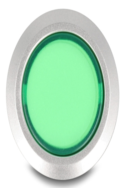 Delock Push Button protruding 22 mm 5 x Solder - 22048