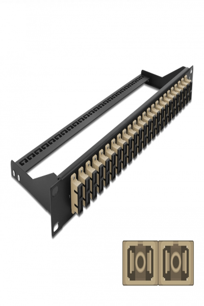 Delock Patch panel - rack mountable - 43394