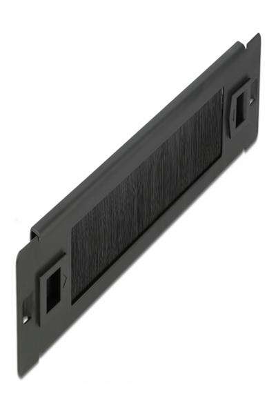 Delock Brush strip panel - rack mountable - 66343