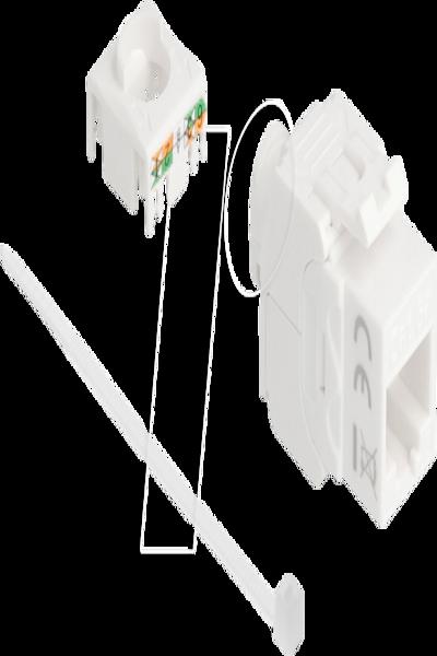 Delock Modular Insert 180 Degree Toolfree - 90722