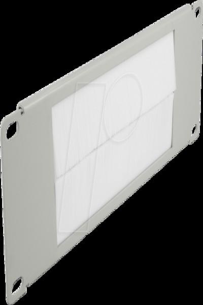 Delock Rack cable management panel with brush - 66535