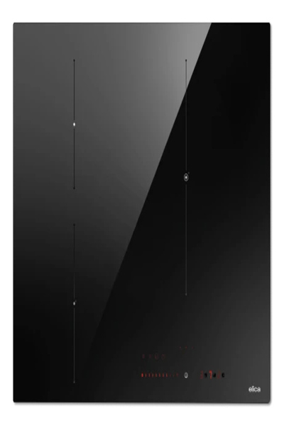Elica Ratio 603, Schwarz, Integriert, 60 cm, Zonen-Induktionskochfeld, Glas,