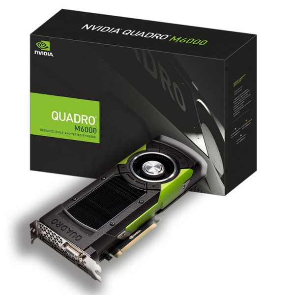 PNY graphics card NVIDIA Quadro M6000 24 GB RAM PCIe 3.0 - VCQM6000-24GB-PB