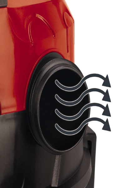 Aspirateur-tambour Einhell TE-VC 1925 SA - 2600 W - Sec et humide - 25 L - 72 dB