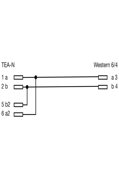 InLine TAE-N Cable TAE-N / RJ11 Adapter 6P2C bridged 3m - 18813B