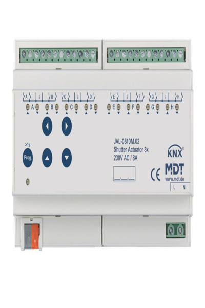 Actionneur de store occultant MDT 8 positions 10 A 230 V CA