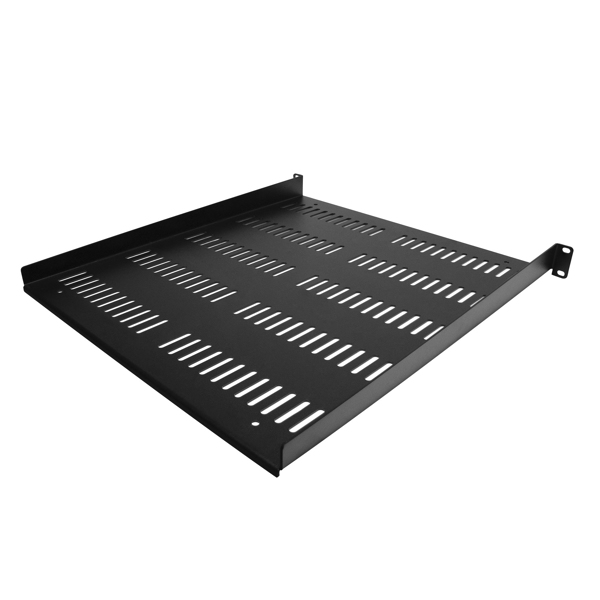 1U Vented Universal Rack Mount Cantilever Tray 19in - SHELF-1U-20-FIXED-V