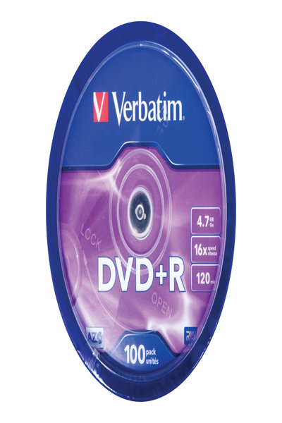 Verbatim 100x DVD+R - 4,7 GB 16x - 43551