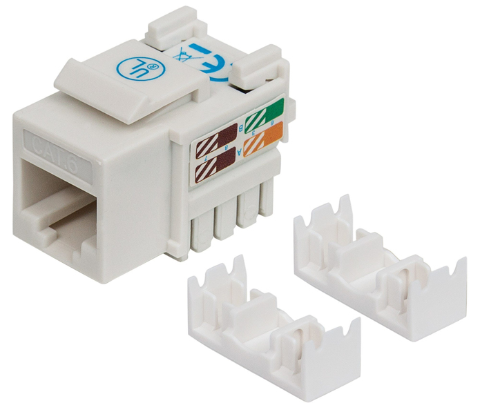 Cat 6 modulær jack UTP Keystone Jack - 210591