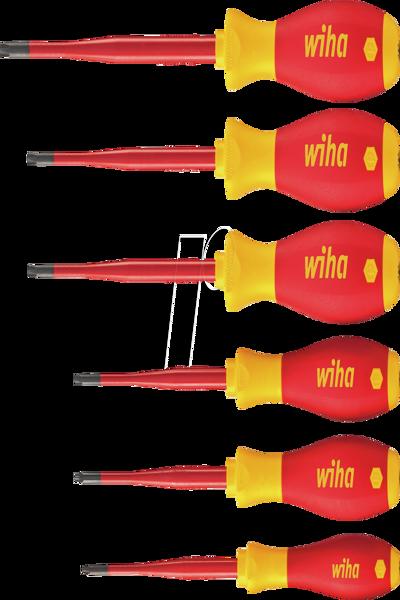 Wiha SoftFinish ELEC. Jeu de tournevis slimFix VDE 6 pièces TORX BO