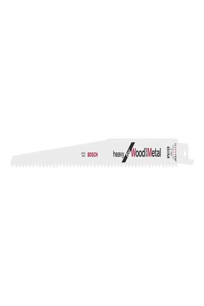 Bosch 2608656261 SÃƒÂ¤belsaegeblatt S 1111 DF Heavy for Wood and Metal 5er-Pack