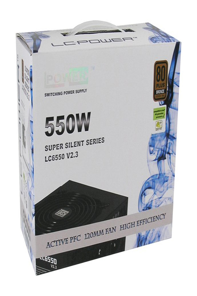 LC6550 v2.2: 550W ATX Power Supply - LC6550 V2.3