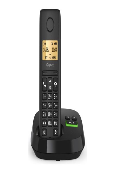 Gigaset PURE 100 AM Black Cordless Phone AB - S30852-H3125-R101