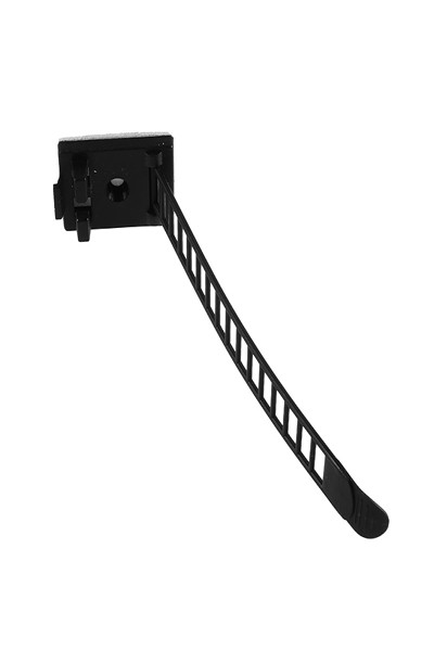 Serre-câble réglable en ligne 94 mm noir 10 pièces