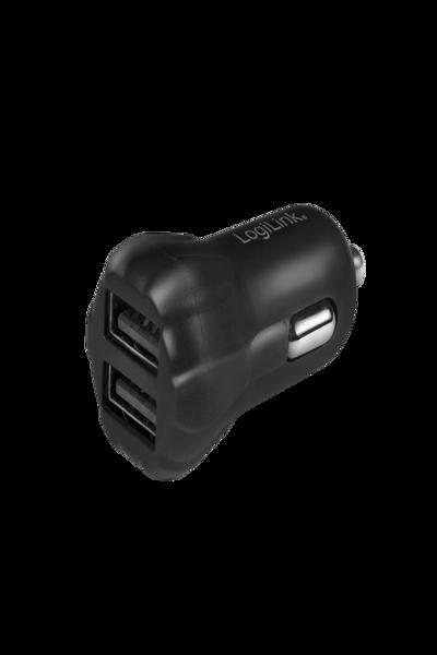 LogiLink USB Billaddare + Smartphone Mount Set - PA0203