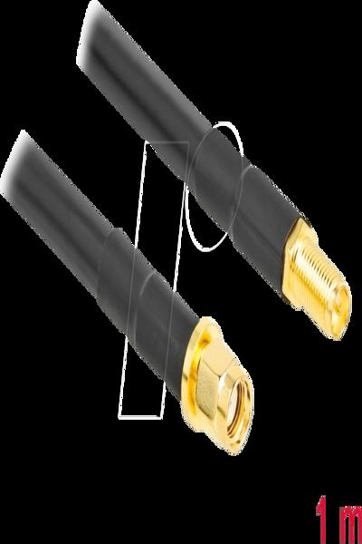 Delock Antenna cable - RP-SMA plug to RP-SMA receptacle - 90462