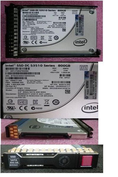 SSD HPE 800 Go SATA 6G LECTURE INTENSIVE SFF (2,5 pouces) SC