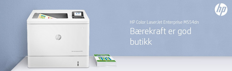 HP Color LaserJet Enterprise M554dn Printer - 7ZU81A