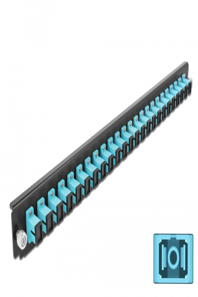 Delock Fiber-optic splice box rack mount panel - 43354