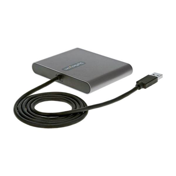 USB 3.0 to 4 HDMI Adapter, External Video & Graphics Card, USB Type-A to Quad HDMI Monitor Display Adapter Dongle, 1080p 60Hz, USB 3.0 to - USB32HD4