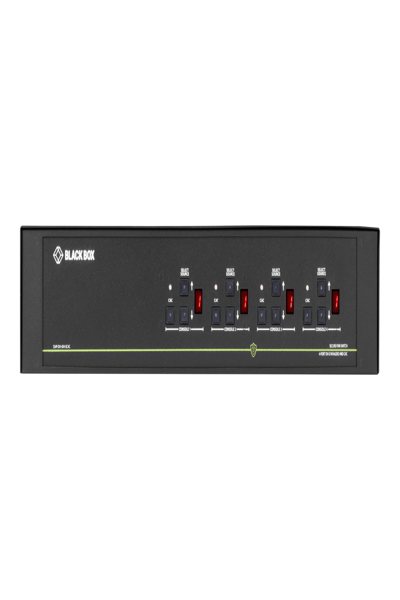 Black Box SS4P-SH-DVI-UCAC-4X4 Secure KVM Matrix Switch 4-Port DVI-I - SS4P-DVI-4X4-UCAC