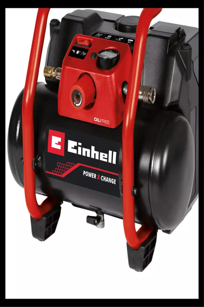 Compresseur sans fil Einhell TE-AC 36/150 Li OF - Solo 36 Volts 2x18 V noir/rouge sans batterie