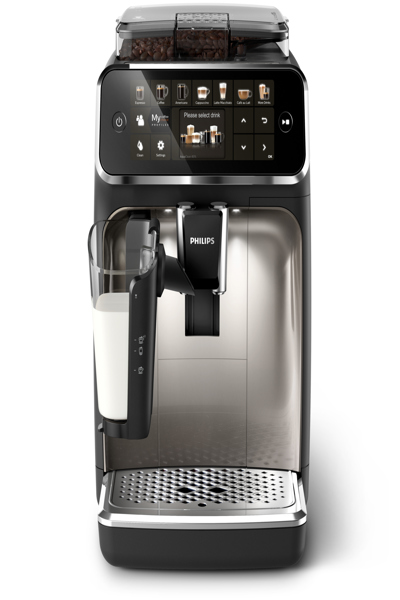 Philips EP5447/90 5400 Series LatteGo Kaffeevollautomat Schwarz - Super automatic espresso machine - 15 Bar - EP5447/90