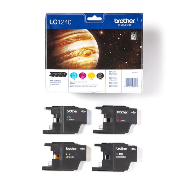 Brother LC1240 Value Pack - 4-pack - LC1240VALBP