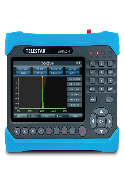Telestar SATPLUS 4 Kombo-Messgeraetf.DVB-S/S2/T/T2/C/MPEG-2/4
