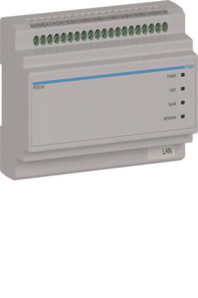 HAGER SYSTEM SWITCH 2-WIRE 6-FOLD INTERCOM IP