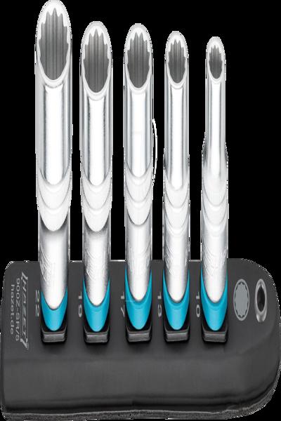 HAZET Rail 1/2" Double Hex, 5 pièces