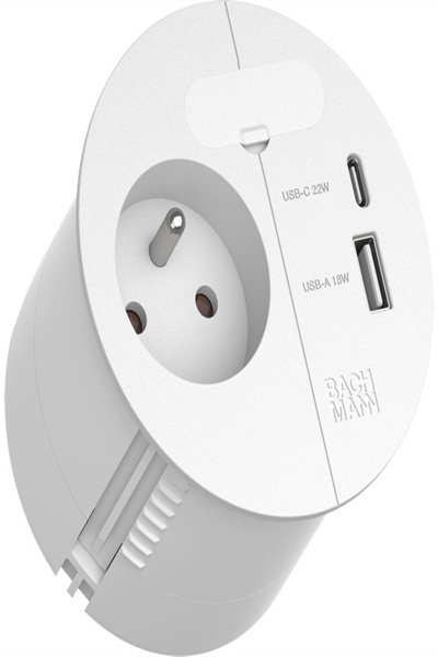 Bachmann 938.304 LOOP IN CHARGE 1xUTE 1xUSB A/C 22W 0.2m - 938304