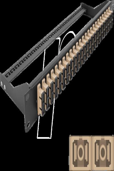 Delock Patch panel - rack mountable - 43394