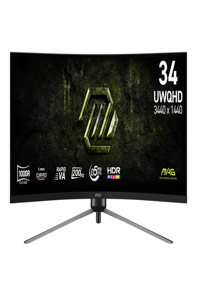 MSI MAG 345CQRF E20 86.36 UWQHD 16:9 VA DP HDMI - Flat Screen - 86.4 cm - 9S6-3DD14H-030