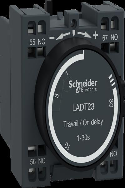 Bloc de temporisation à l'enclenchement Schneider Electric LADT23 1,00-30 s