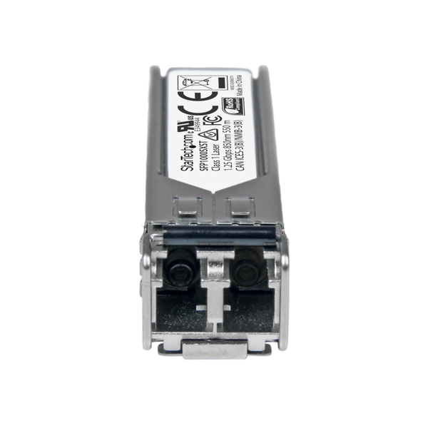 StarTech 1000Base-SX - Gigabit Transceiver - LC Fiber - MSA Compliant - 550.0m- Gigabit SFP Module - Multi Mode SFPMSA Compliant Gigabit Fiber SFP Transceiver Module - 1000Base-SX - MM LC - 550.0m SFP (Mini-GBIC) Transceiver Module - Gigabit Ethernet - 1000 - SFP1000SXST