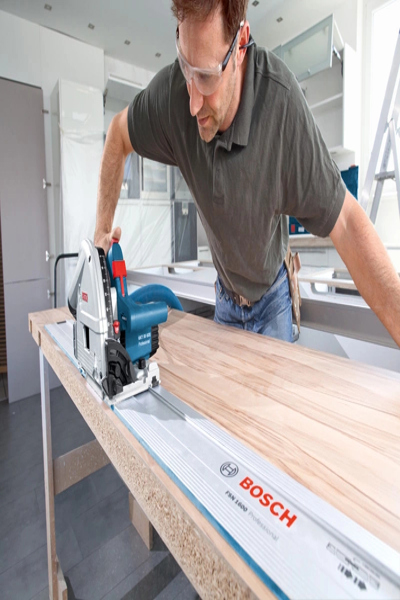 Bosch GKT 55 GCE+ FSN 1400 PROFESSIONAL 16,5 cm Schwarz - Blau - Silber 6250 U/min 1400 W (0615990M9D)