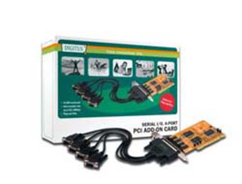 PCI-Karte Seriell 4x DIGITUS SUN 1999 Chipsatz - DS-33002-1