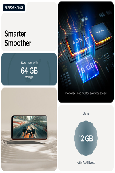 MOTOROLA SOLUTIONS MOTO G06 POWER 4/64GB DUAL SIM SMARTPHONE