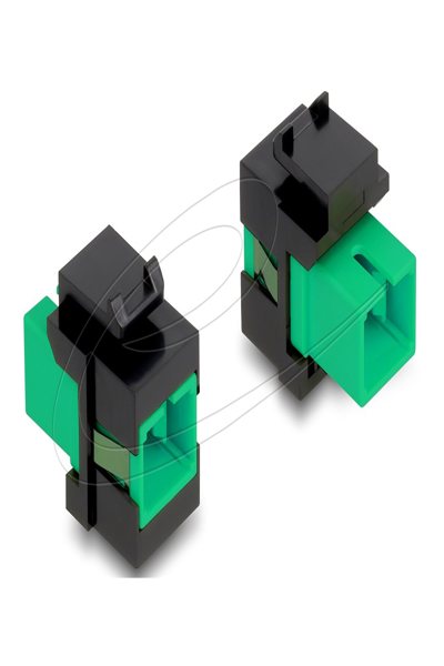 Delock Keystone Module SC Simplex Female Green/Black