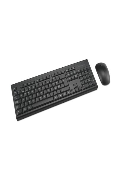 Kensington KM150 EQ Wireless Keyboard/Mouse Set - Keyboard - 1,200 dpi - K75562PN