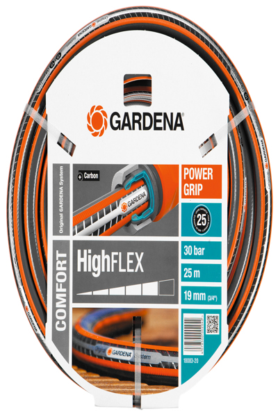 Gardena Comfort HighFLEX Hose 25m Grey/Orange - 18083