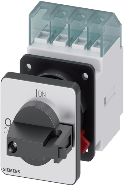 Siemens 3LD2050-0TK11 Main/Emergency-Stop Switch 3P 16A Black