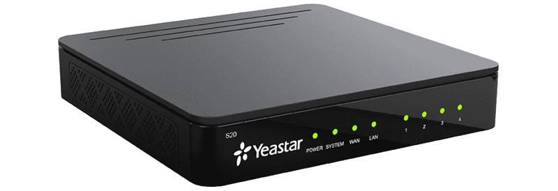 Yeastar S20 - UDP - TCP - TLS - SRTP - SIP (RFC3261) - S20