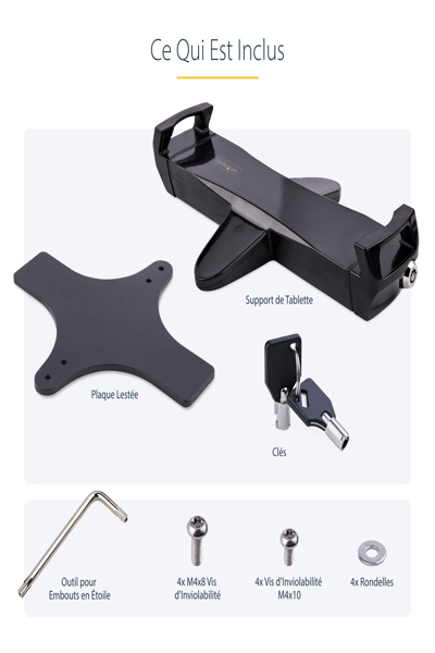 StarTech.com VESA Mount Adapter for Tablets 7.9-12.5 inch - TABLET-VESA-ADAPTER